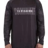 13 Fishing Noire Performance Long Sleeve Hooded Shirt - Medium
