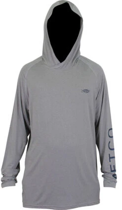 Aftco Samurai 2 Heathered Long Sleeve Hooded Shirts