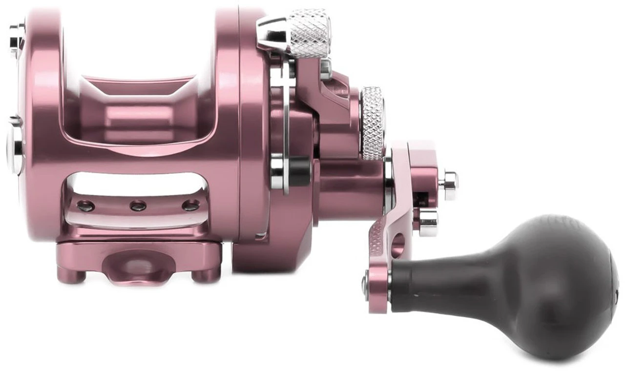 Avet SX 6/4 MC Raptor 2-Speed Lever Drag Casting Reel Pink - Image 3