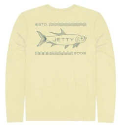 Jetty Tarpon UV Long Sleeve Shirt - Sun - Large