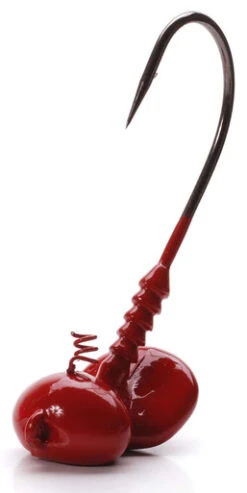 MegaStrike ShakE2 Pro Series Shakey Head Jigs 2pk 1oz 6/0 R Red