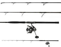 Ocean Tackle International OTI-TS286080 Popping Rod/Daiwa Certate SWG18000-H SW Spinning Reel Combo