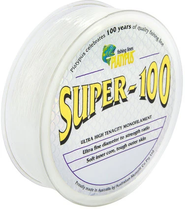 Platypus Super-100 Monofilament Fishing Line - 12 Lb X 500 M - Clear