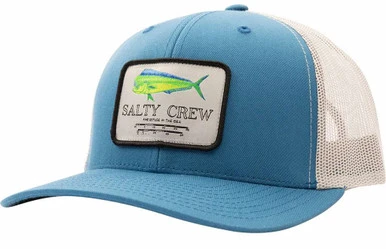 Salty Crew Mahi Mount Retro Trucker Hat - Slate/Silver