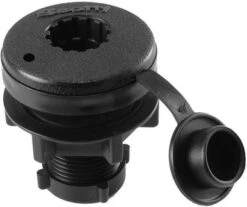 Scotty 444-BK Compact Threaded Round Deck Mount