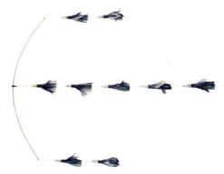 Sportfish Products 32in Spreader Bar With 9 - 6in Sport Feather