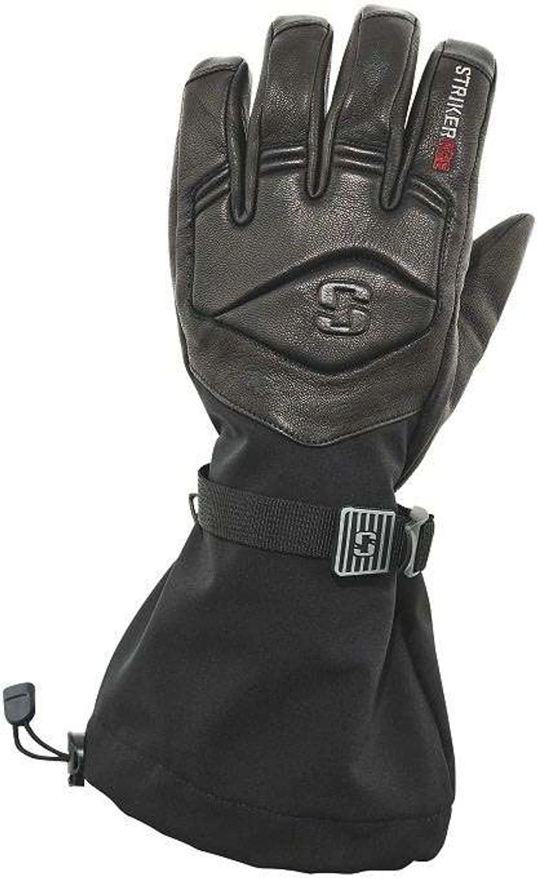 Striker ICE Combat Leather Gloves - Black - Medium